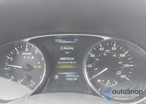 2014 Nissan Rogue Sv z USA, uszkodzony, nr VIN 5N1AT2MV1EC764731